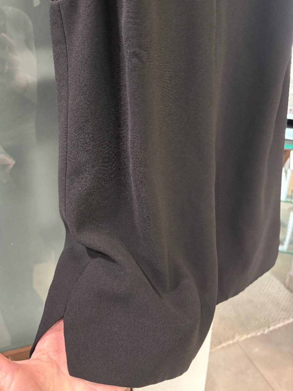 Ted Baker London "Dexi" Shoulder Tuck Blouse - Black Size TED 1/US 4 - Picture 7 of 11